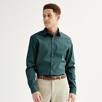 Men's Apt. 9® Premier Flex Solid Regular-Fit Dress Shirt