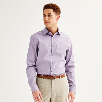 Men's Apt. 9® Premier Flex Solid Regular-Fit Dress Shirt