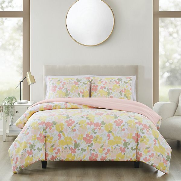 Truly Soft Garden Floral Comforter And Sham Set