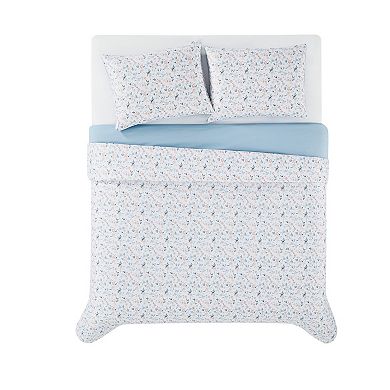 Truly Soft Maine Floral Comforter & Sham Set