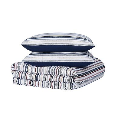Truly Soft Teagan Striped Comforter & Sham Set