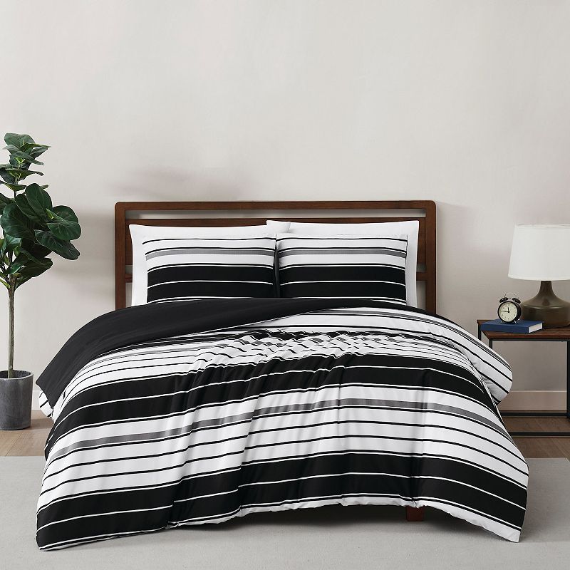 Truly Soft Brentwood Striped Duvet Cover & Sham Set, Multicolor, Twin