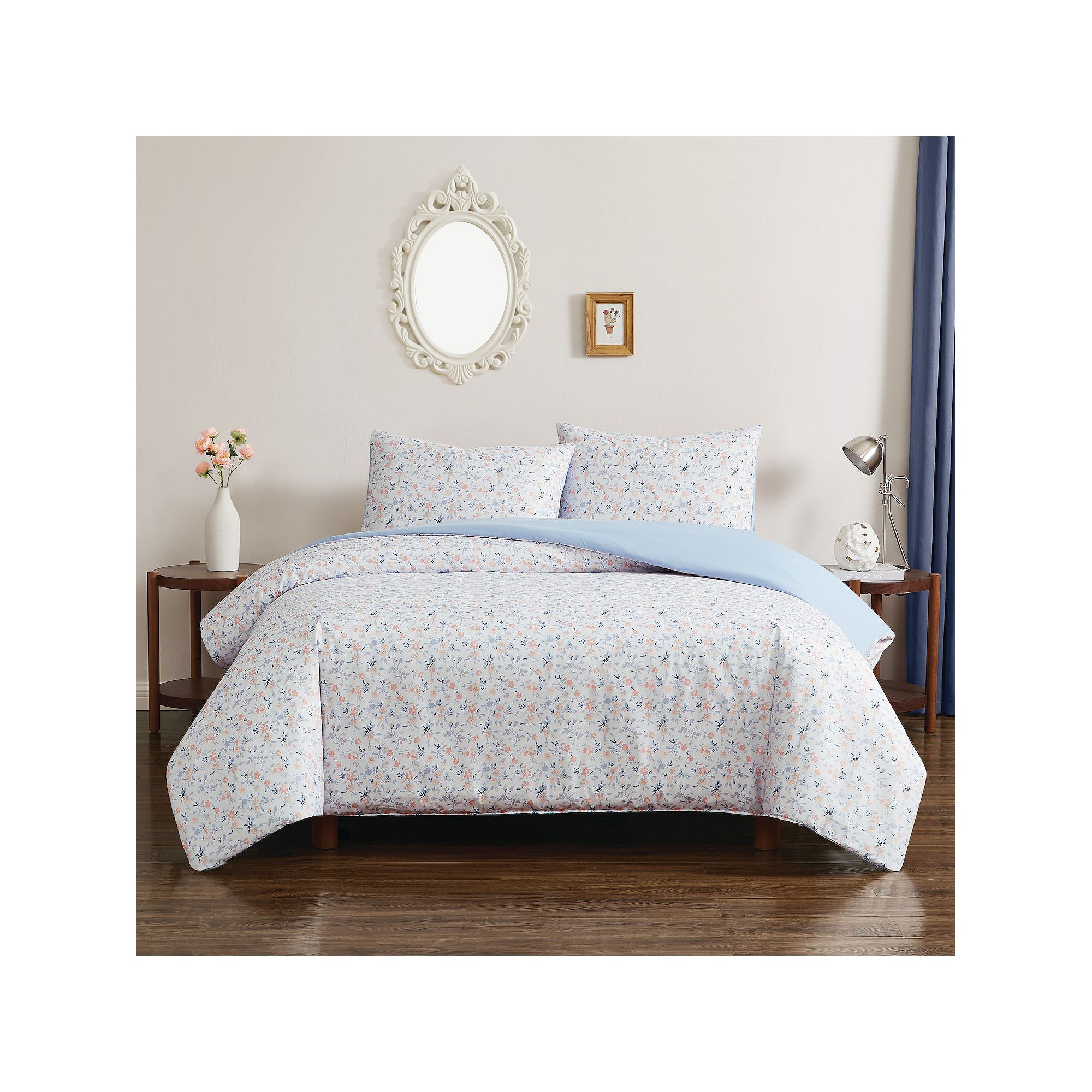 Truly Soft Maine Floral Duvet Cover & Sham Set, Multiple