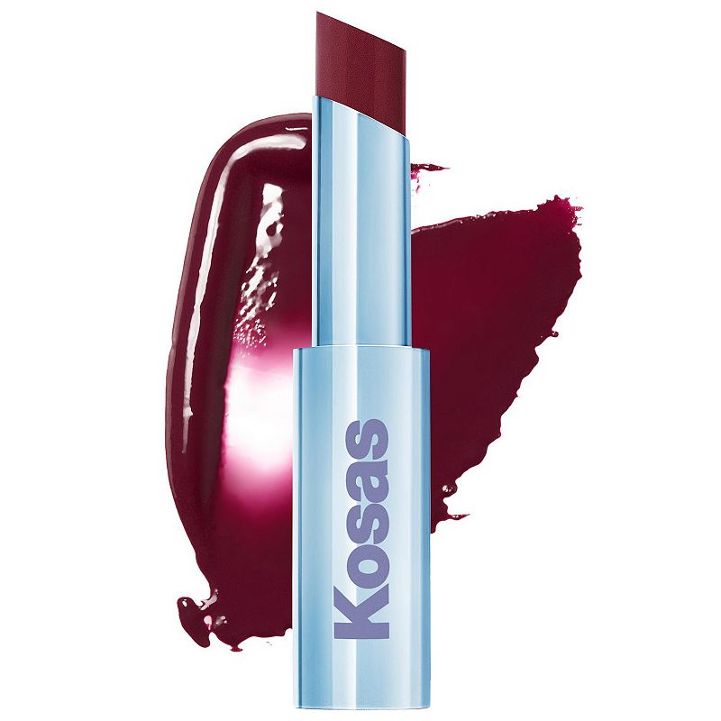 Kosas Wet Stick Moisturizing Shiny Sheer Lipstick with Ceramides, Size: .10Oz, Bikini Blaze