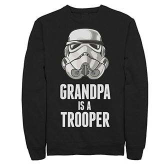 Men's Star Wars Stormtrooper Grandpa Trooper Graphic Fleece