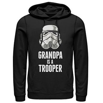 Men's Star Wars Stormtrooper Grandpa Trooper Graphic Hoodie