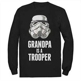 Men's Star Wars Stormtrooper Grandpa Trooper Graphic Tee