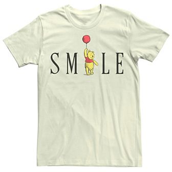 Disney's Winnie The Pooh Men's Smile Balloon Graphic Tee
