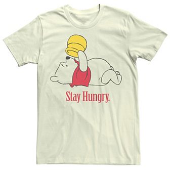 Disney's Winnie The Pooh Men's Stay Hungry Graphic Tee