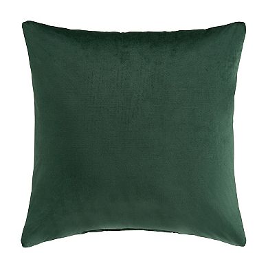 Five Queens Court Gabriel Evergreen 20" Square Decorative Throw Pillow