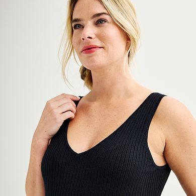Maternity Sonoma Goods For Life® Sleeveless V-Neck Sweater Dress