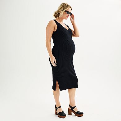 Maternity Sonoma Goods For Life® Sleeveless V-Neck Sweater Dress