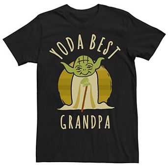 Men's Star Wars Yoda Best Grandpa Graphic Tee