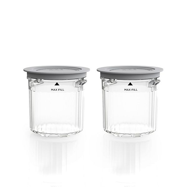 Ninja CREAMi Breeze Pints & Lids 2pk, NC201 Compatible