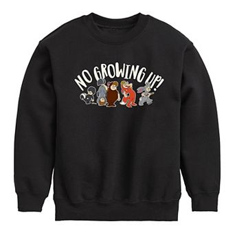 Disney's Peter Pan No Growing Up Boys 8-20 Graphic Fleece Pullover