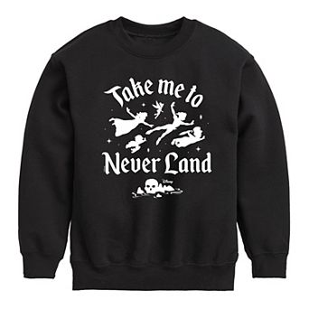 Disney's Peter Pan Never Land Boys 8-20 Graphic Fleece Pullover