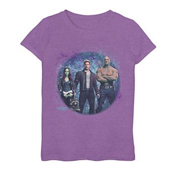 Girls 7-16 Marvel Guardians of Galaxy 2 Team Starry Sky Tee