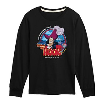 Disney's Peter Pan Captain Hook Boys 8-20 Wicked Left Hook Graphic Tee