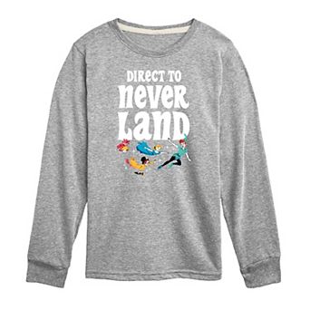 Disney's Peter Pan Boys 8-20 "Direct To Never Land" Graphic Tee