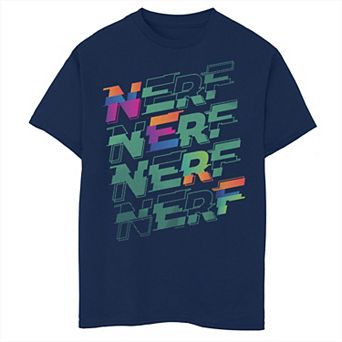 Boys 8-20 Nerf Glitch Logo Stack Tee