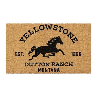 Yellowstone Dutton Ranch Coir Doormat