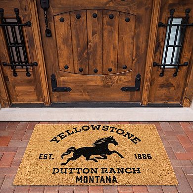 Yellowstone Dutton Ranch Coir Doormat
