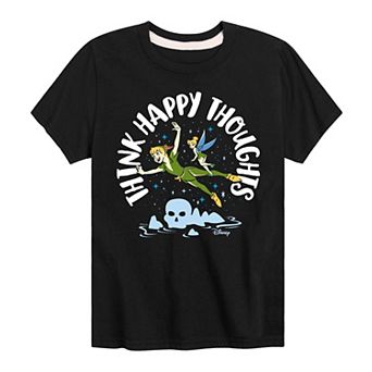 Disney's Peter Pan Boys 8-20 Think Happy Thoughts Graphic Tee