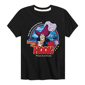 Disney's Peter Pan Captain Hook Boys 8-20 Wicked Left Hook Graphic Tee
