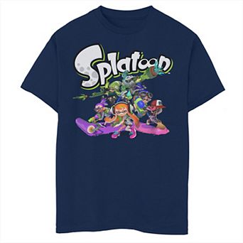 Boys 8-20 Husky Nintendo Splatoon Team Fighting Mode Graphic Tee