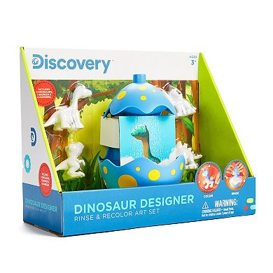 Discovery Dinosaur Designer Rinse & Recolor Art Set
