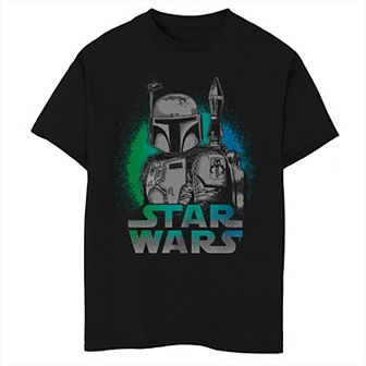 Boys 8-20 Husky Star Wars Fett Spray Graphic Tee