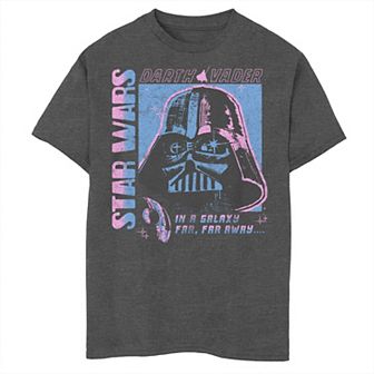 Boys 8-20 Husky Star Wars Darth Vader Pastel Portrait Graphic Tee