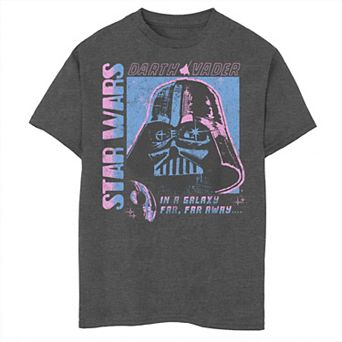 Boys 8-20 Husky Star Wars Darth Vader Pastel Portrait Graphic Tee