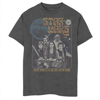 Boys 8-20 Husky Star Wars '70s Style Poster Graphic Tee