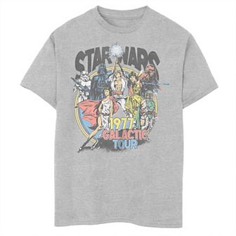 Boys 8-20 Husky Star Wars 1977 Galactic Tour Vintage Graphic Tee