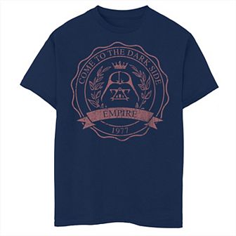 Boys 8-20 Husky Star Wars Darth Vader Come To The Dark Side Crest Graphic Tee