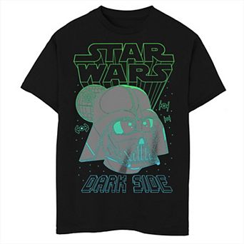 Boys 8-20 Husky Star Wars Darth Vader Gradient Lines Dark Side Graphic Tee