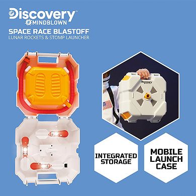 Discovery Mindblown Space Race Blastoff Lunar Rockets & Stomp Launcher