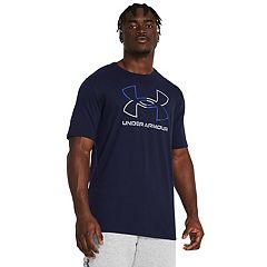 Mens Blue Graphic Tees Tops, Clothing
