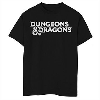 Boys 6-20 Dungeons & Dragons Flat Logo Graphic Tee