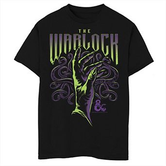 Boys 6-20 Dungeons & Dragons The Warlock Hand Graphic Tee