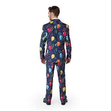 Men's Suitmeister Confetti Balloons Suit & Tie Set