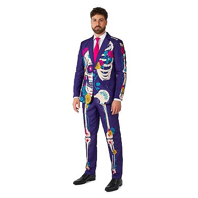 Men's OppoSuits Suitmeister Sugar Skull Purple Suit