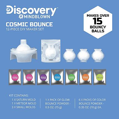 Discovery Mindblown Discovery™ #Mindblown 12-Piece Cosmic Bounce DIY Maker Set