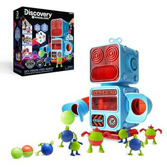 Discovery Mindblown DIY Prize-Pod Robot 52 pc Retro Vending Machine Build Kit