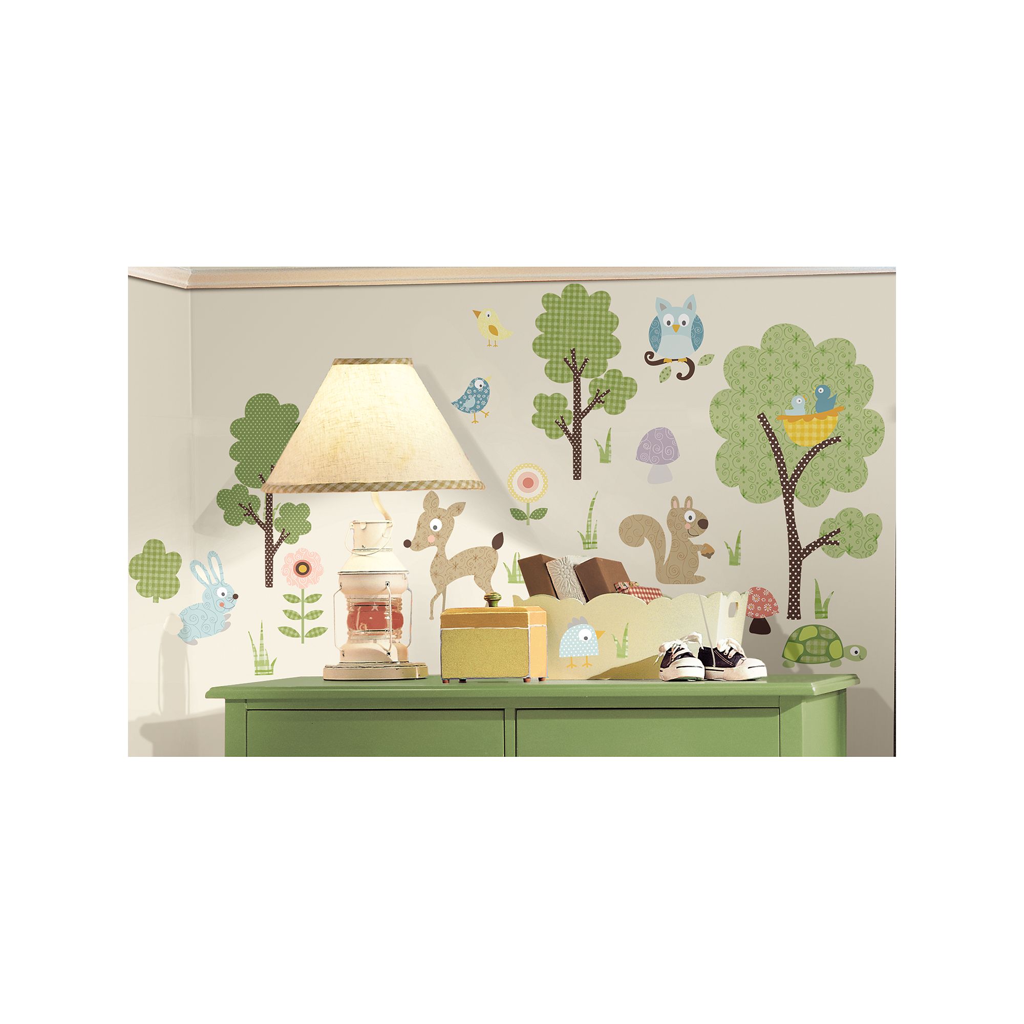 Woodland Animals Wall Stickers, Multi