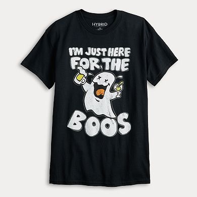 Men's "I'm Just Here For The Boos" Ghost Graphic Tee