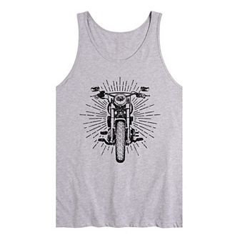 Men's Vintage Motorcycle Graphic Tank Top