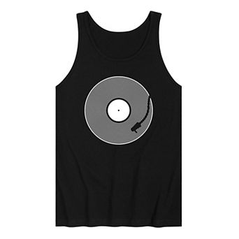 Men's Vinyl Record Graphic Tank Top