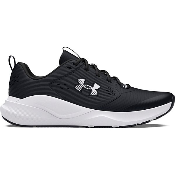 Under Armour Commit 4 Men's Training Shoes - Black Gray White (12.5)